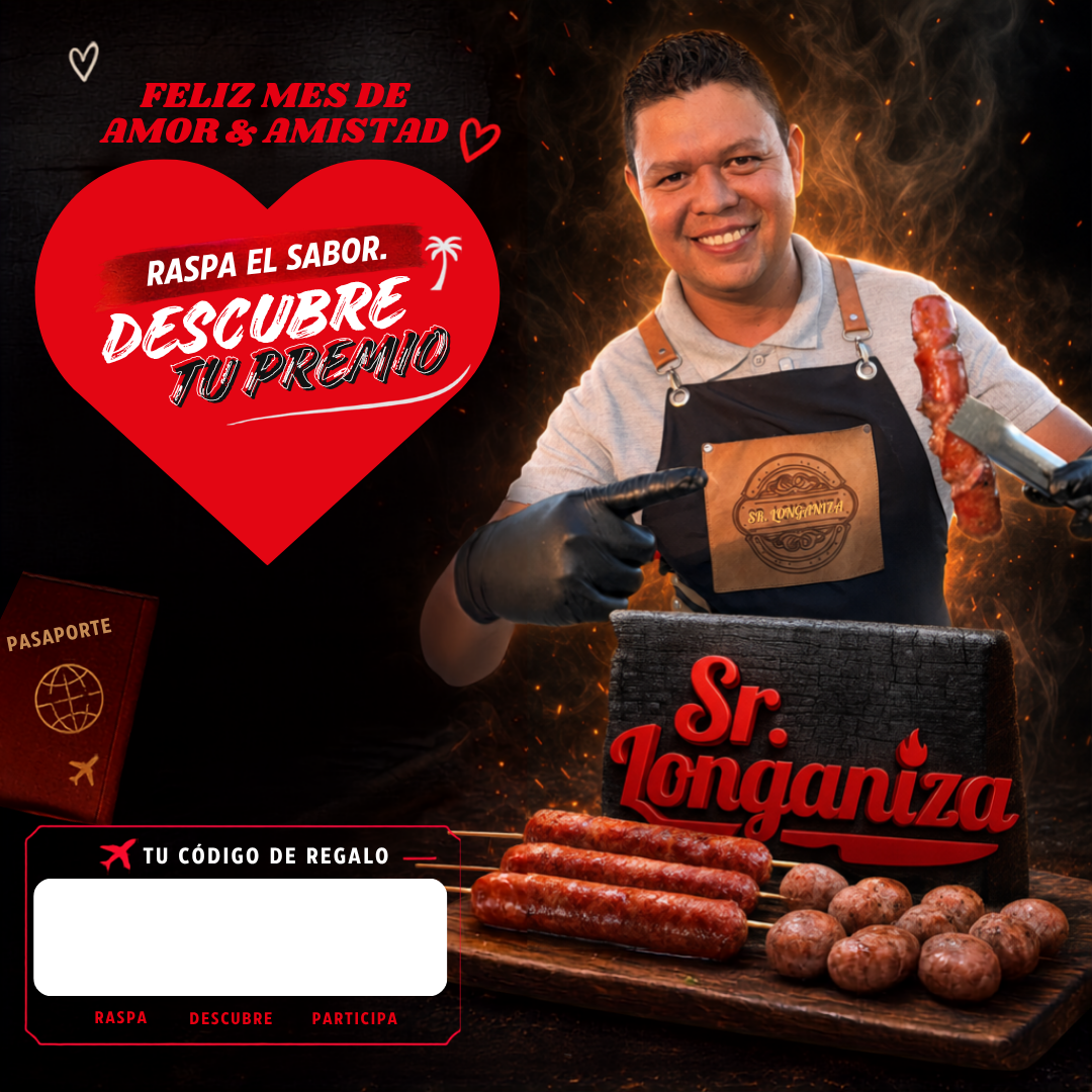 Sr. Longaniza — campaña Amor & Amistad septiembre